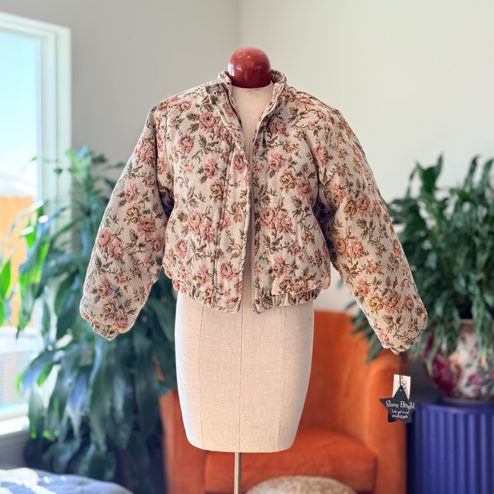 Floral Quilted Women's Jacket